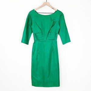 Vintage 40s 50s Cocktail Mini Midi Dress Mid Century Modern Formal Party MCM